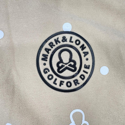MARK&LONA マークアンドロナ 25年 MLM-5C-AU04 ベージュ DOT Mock Neck Layer プルオーバー トップス