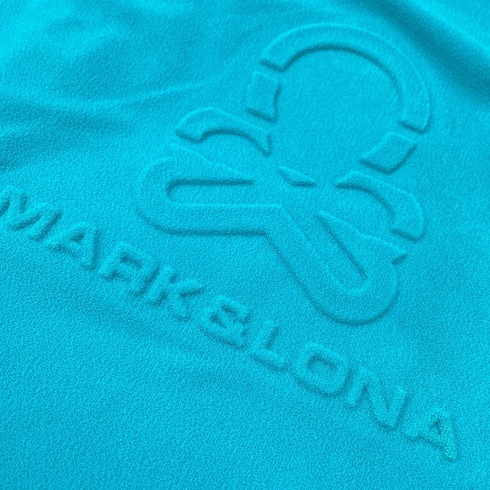 MARK&LONA マークアンドロナ 25年 MLM-5A-AA09 ブルー Ever ECONYL Mock Neck Tee トップス