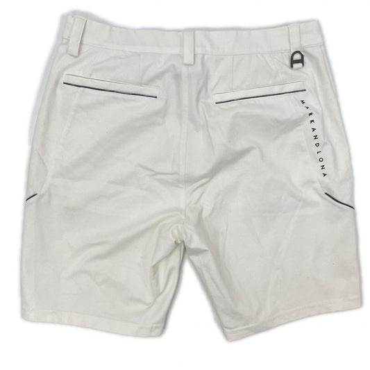 MARK&LONA マークアンドロナ 25SS MLM-5A-AT58 ホワイト ナイロン ゴルフ ショートパンツ ボトムス