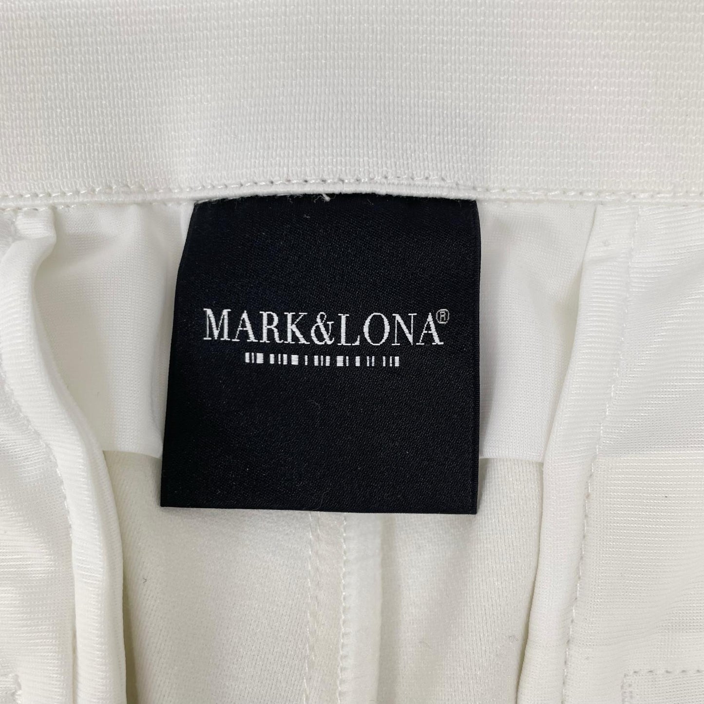 MARK&LONA マークアンドロナ 25SS MLM-5A-AT58 ホワイト ナイロン ゴルフ ショートパンツ ボトムス