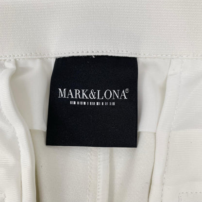 MARK&LONA マークアンドロナ 25SS MLM-5A-AT58 ホワイト ナイロン ゴルフ ショートパンツ ボトムス