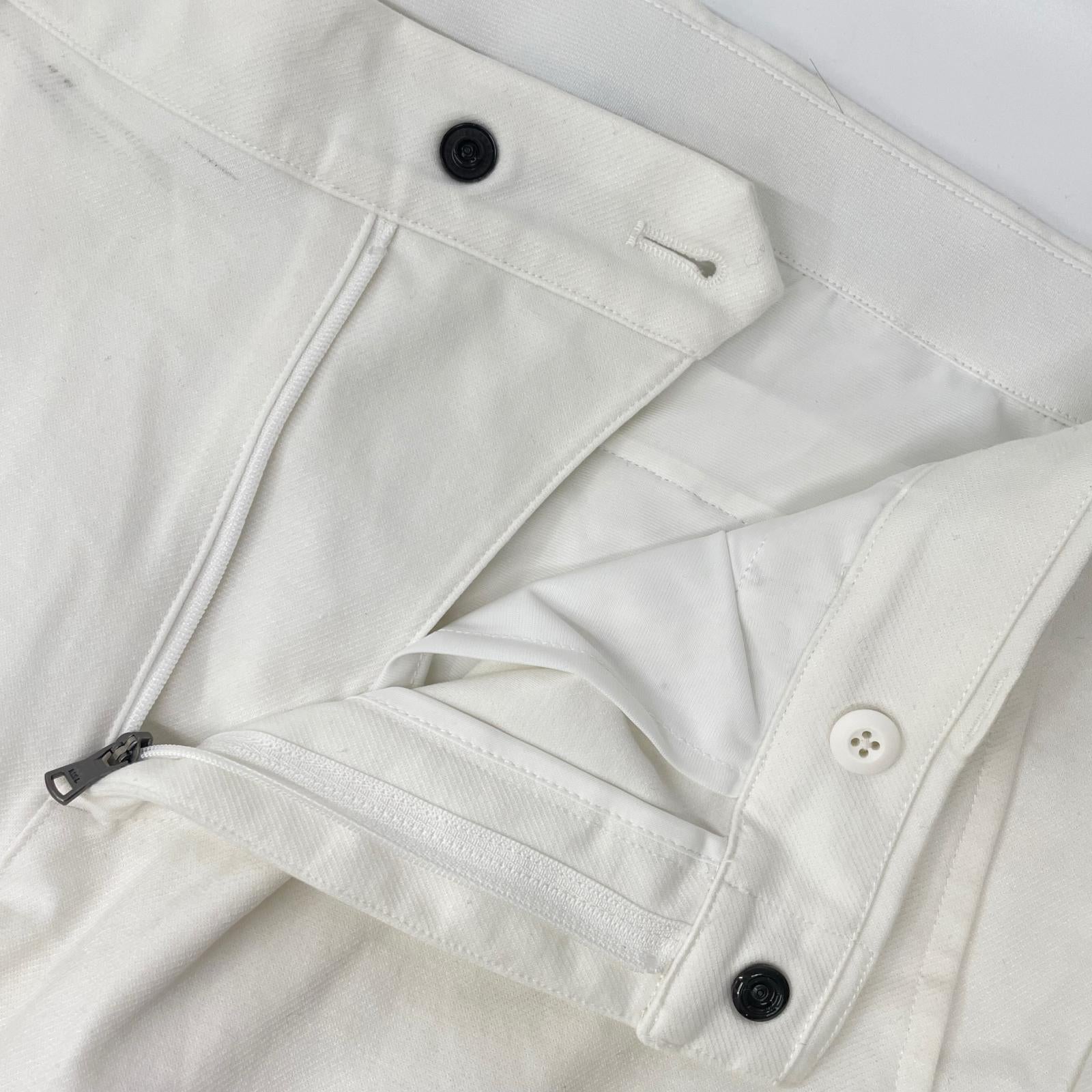 MARK&LONA マークアンドロナ 25SS MLM-5A-AT58 ホワイト ナイロン ゴルフ ショートパンツ ボトムス