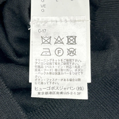 BOSS ボス 10241489 ブラック ウール ハイネック セーター トップス