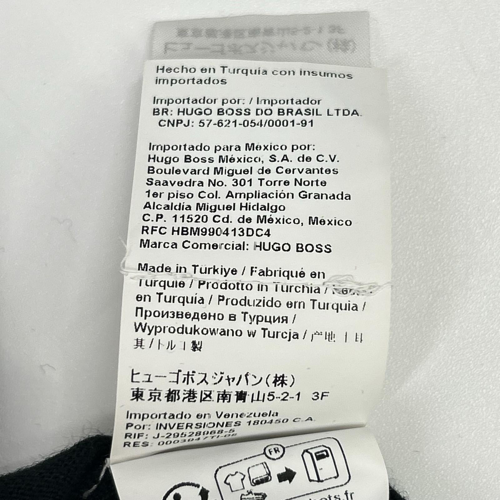 BOSS ボス 10241489 ブラック ウール ハイネック セーター トップス
