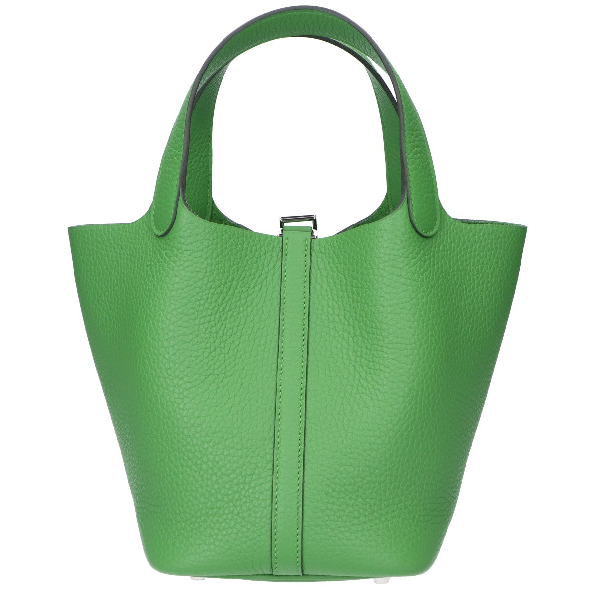 HERMES エルメス G刻 バンブー トリヨン SV金具 ピコタンロックPM ハンドバッグ