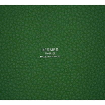 HERMES エルメス G刻 バンブー トリヨン SV金具 ピコタンロックPM ハンドバッグ