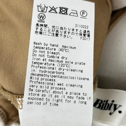 Bibiy ビビィ B60-TS161 ホワイト×ベージュ WINNIE BALLOON TOP トップス