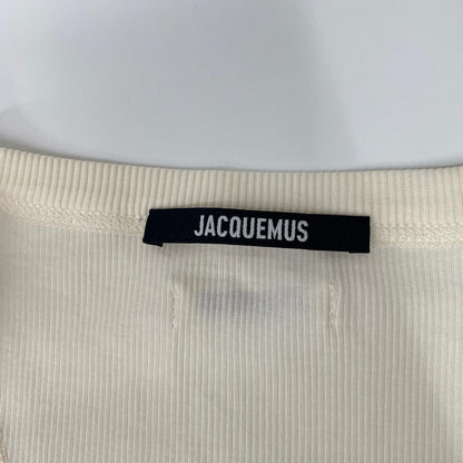 JACQUEMEUS ジャックムス 241JS158-2-32-100 アイボリー Gros Grain タンクトップ トップス