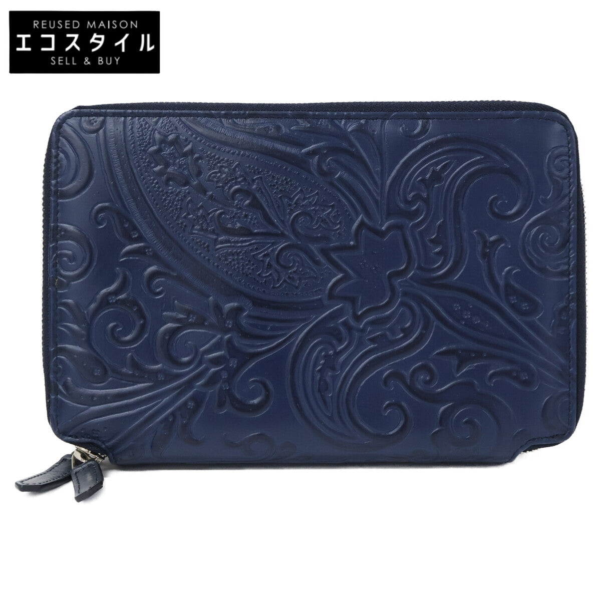 ETRO エトロ マルゴット オーガナイザー ダブルジップ セカンドバッグ クラッチバッグ セカンドバッグ クラッチバッグ