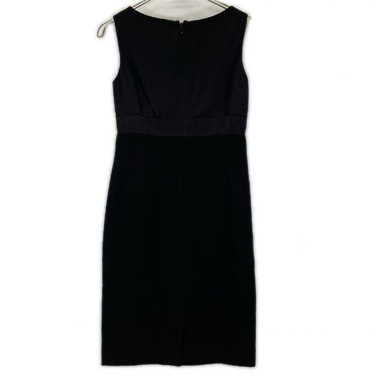 RALPH LAUREN Ralph Lauren black sleeveless tweed paneled dress dress