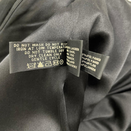 RALPHLAUREN ラルフローレン ブラック ノースリーブ ツイード 切り替えワンピース ワンピース