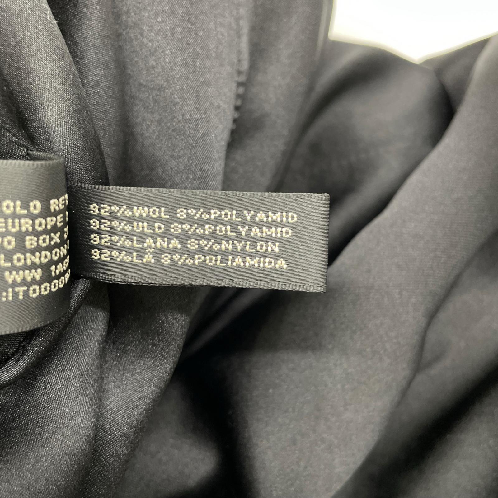 RALPHLAUREN ラルフローレン ブラック ノースリーブ ツイード 切り替えワンピース ワンピース