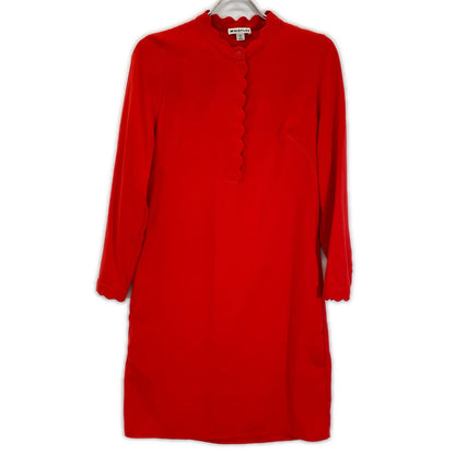 WHISTLES ウィッスルズ 2064178 レッド スカラップカラー デザインカラー ワンピース ワンピース