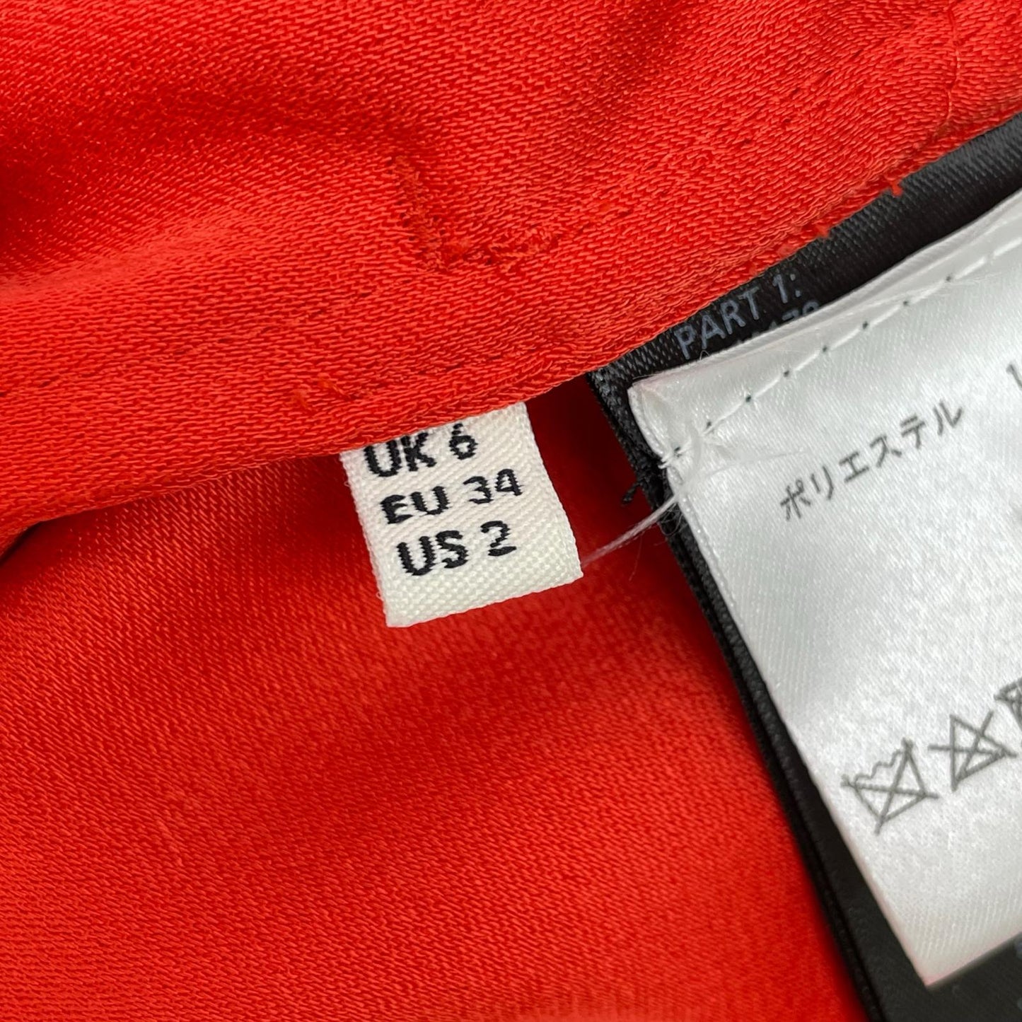 WHISTLES ウィッスルズ 2064178 レッド スカラップカラー デザインカラー ワンピース ワンピース