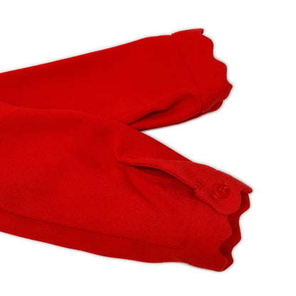 WHISTLES ウィッスルズ 2064178 レッド スカラップカラー デザインカラー ワンピース ワンピース