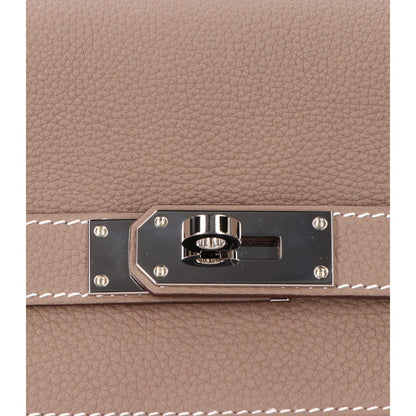 HERMES エルメス B刻印 トゴ エトゥープ メッセンジャーケリーGM ショルダーバッグ