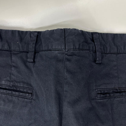 GERMANO ジェルマーノ 6595G ネイビー BEAMSF別注 コットンギャバジン 1プリーツショーツ ボトムス