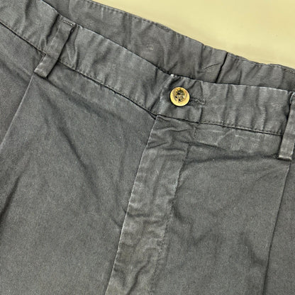 GERMANO ジェルマーノ 6595G ネイビー BEAMSF別注 コットンギャバジン 1プリーツショーツ ボトムス