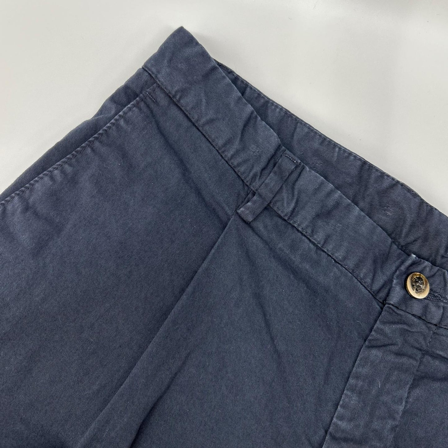 GERMANO ジェルマーノ 6595G ネイビー BEAMSF別注 コットンギャバジン 1プリーツショーツ ボトムス