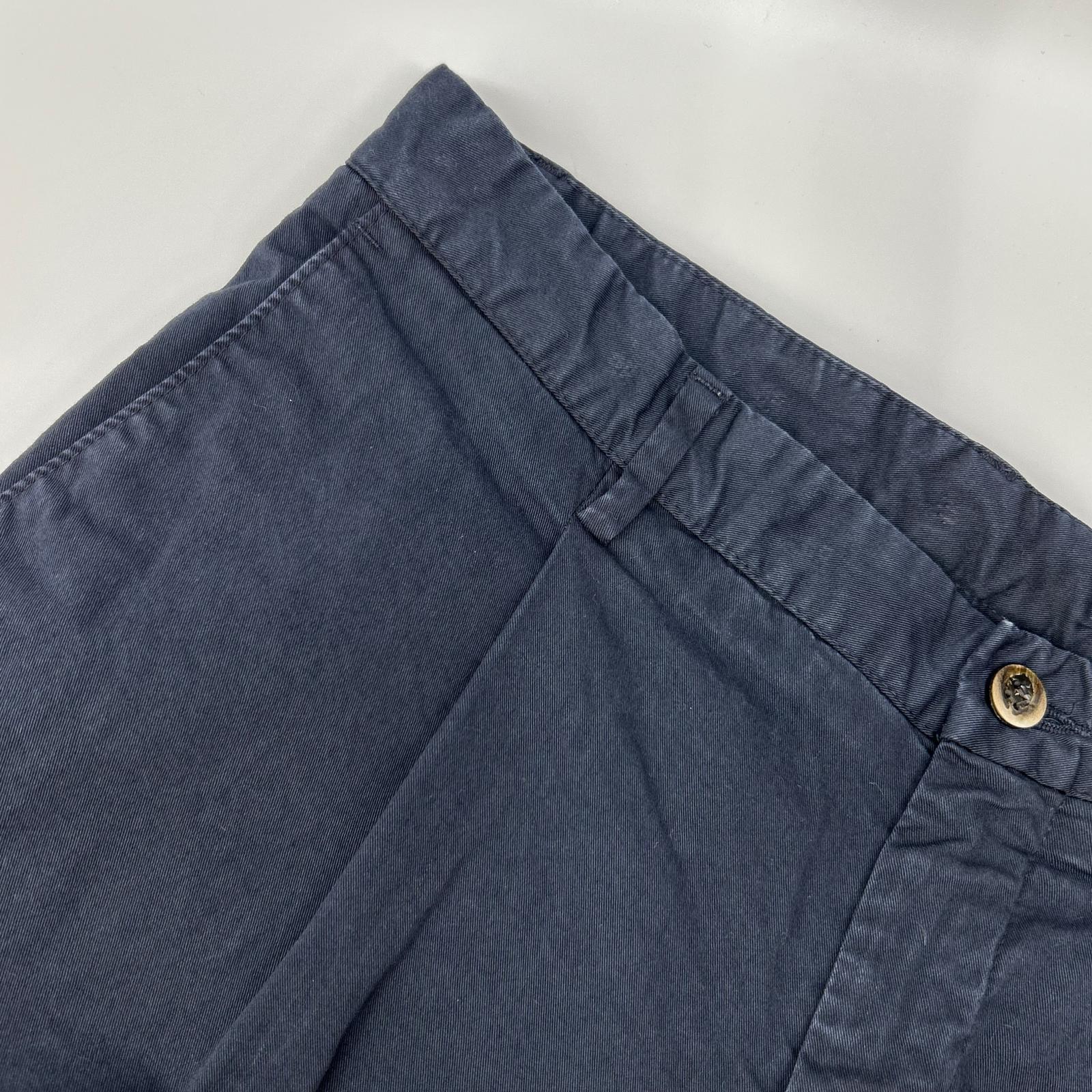 GERMANO ジェルマーノ 6595G ネイビー BEAMSF別注 コットンギャバジン 1プリーツショーツ ボトムス