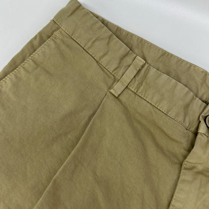 GERMANO ジェルマーノ 6595G ベージュ BEAMSF別注 コットンギャバジン 1プリーツショーツ ボトムス