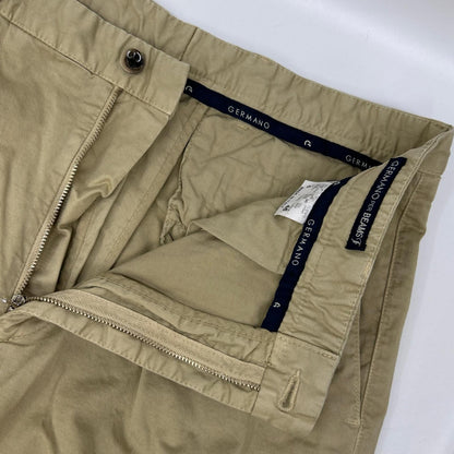 GERMANO ジェルマーノ 6595G ベージュ BEAMSF別注 コットンギャバジン 1プリーツショーツ ボトムス