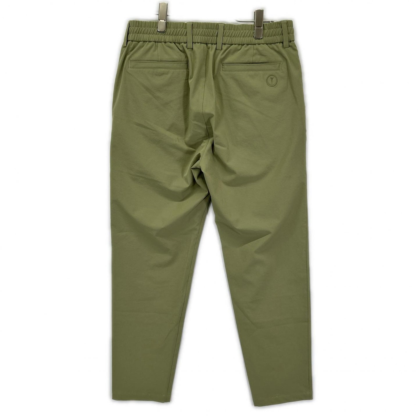 TRATTO トラット 31-7231211 グリーン ストレッチ ワンタック ワイドパンツ ボトムス