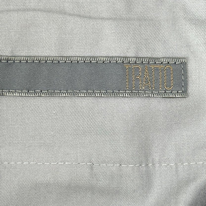 TRATTO トラット 31-7231211 グリーン ストレッチ ワンタック ワイドパンツ ボトムス