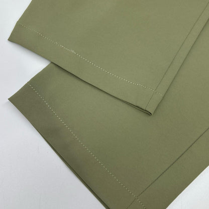 TRATTO トラット 31-7231211 グリーン ストレッチ ワンタック ワイドパンツ ボトムス