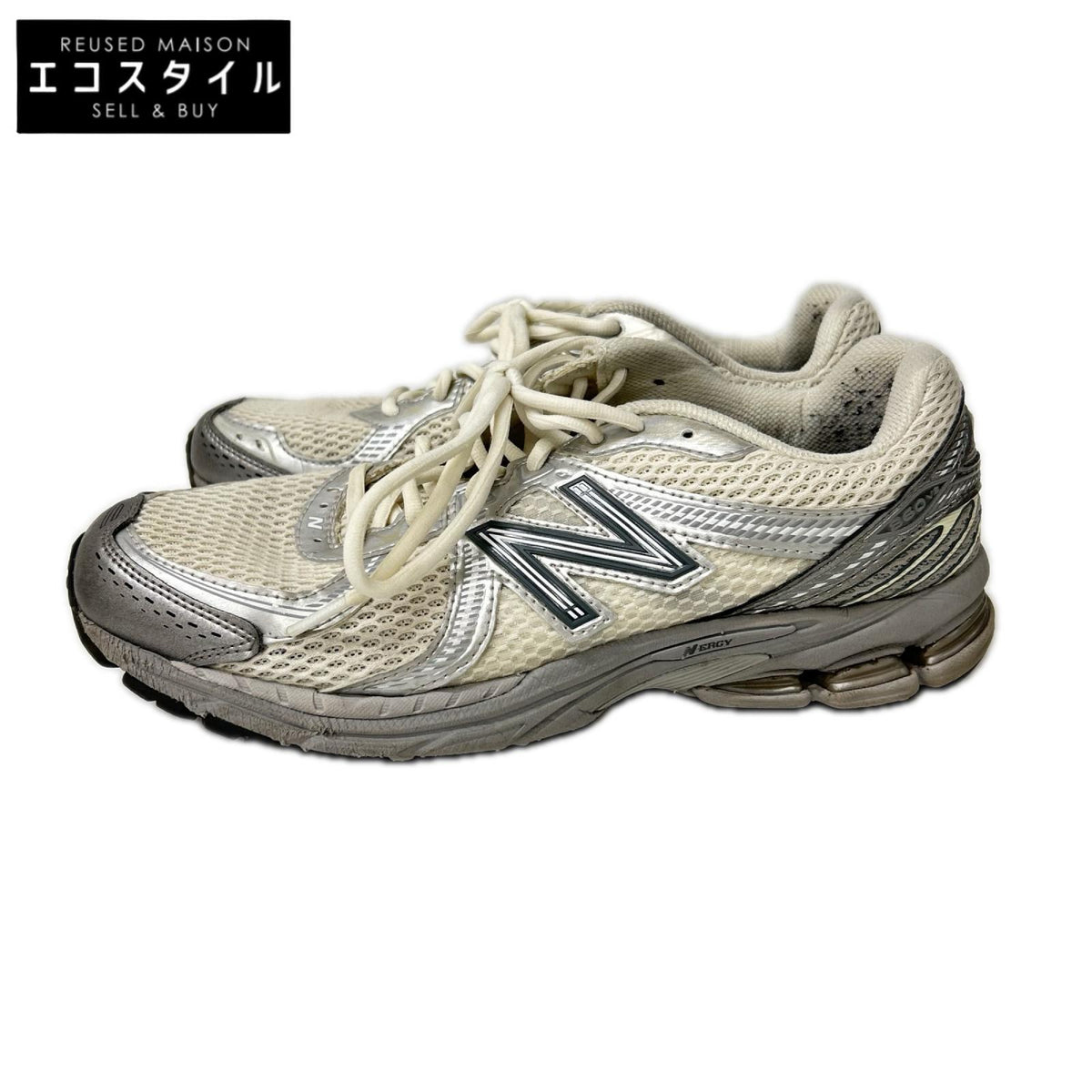 NEW BALANCE ニューバランス ML860GO2 ホワイト×シルバー メッシュアッパー シューズ シューズ