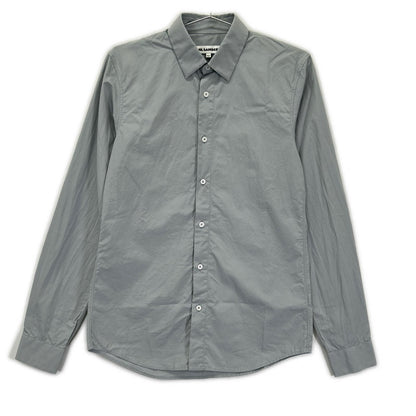 JILSANDER ジルサンダー 18年 JSUUN740226 グレー 長袖 セミワイド シャツ トップス