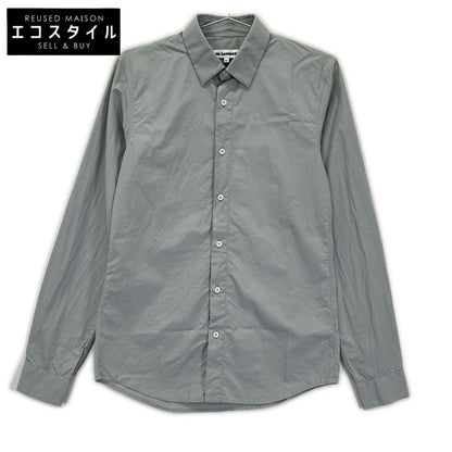JILSANDER ジルサンダー 18年 JSUUN740226 グレー 長袖 セミワイド シャツ トップス