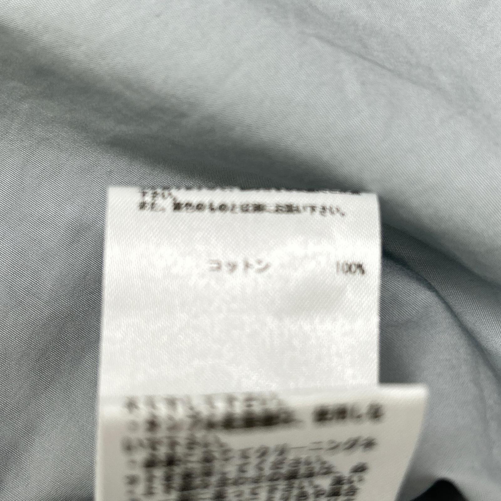 JILSANDER ジルサンダー 18年 JSUUN740226 グレー 長袖 セミワイド シャツ トップス