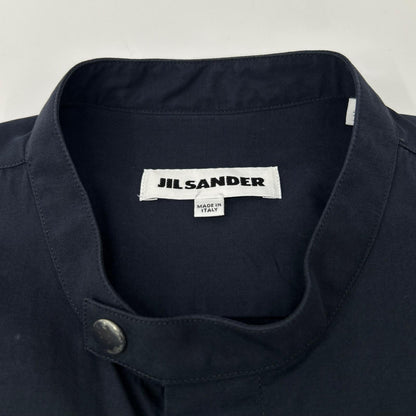 JILSANDER ジルサンダー 18年 Navy JSUO742326 Band-Collar Shirt Tops