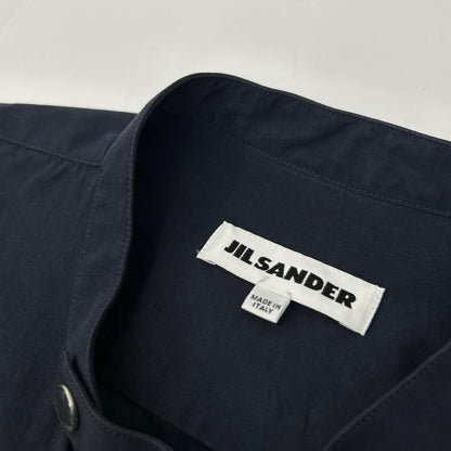 JILSANDER ジルサンダー 18年 Navy JSUO742326 Band-Collar Shirt Tops