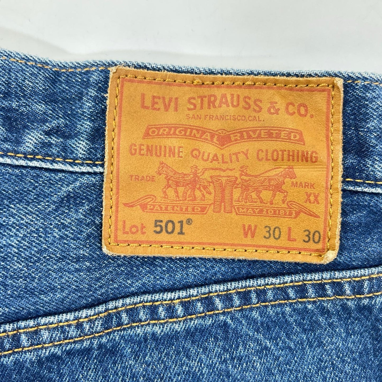 LEVI'S リーバイス PO-4515043457 PREMIUM 501 BIG E ストレートデニムパンツ ボトムス