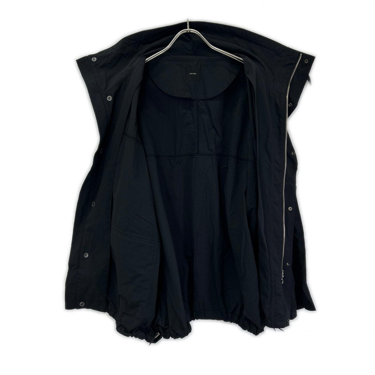 Spick & Span 23-011-200-2010-1-0 black nylon high-neck blouson jacket