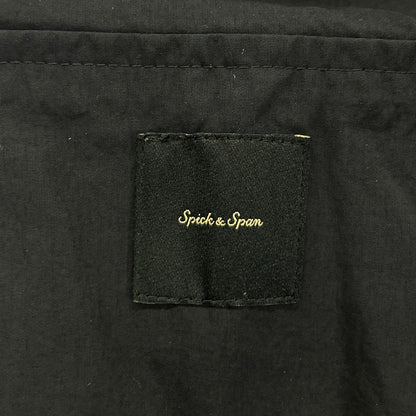 Spick & Span 23-011-200-2010-1-0 black nylon high-neck blouson jacket