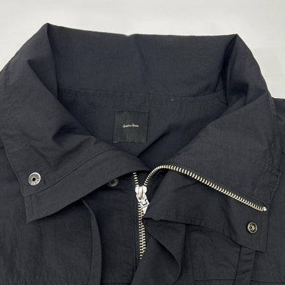 Spick & Span 23-011-200-2010-1-0 black nylon high-neck blouson jacket