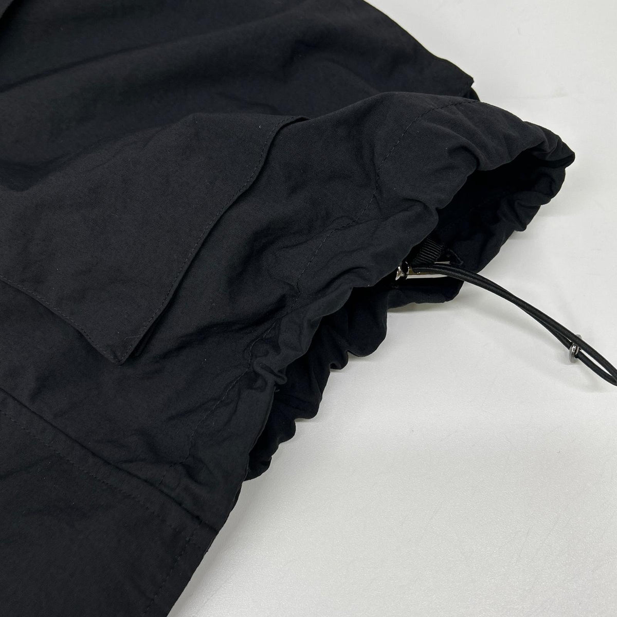 Spick & Span 23-011-200-2010-1-0 black nylon high-neck blouson jacket