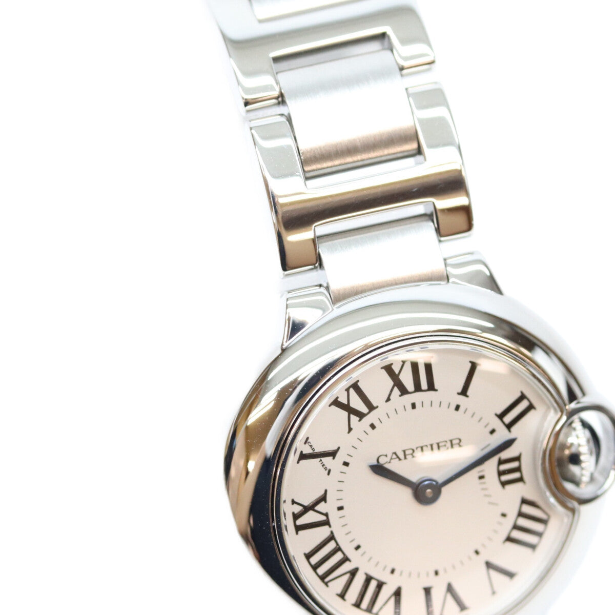 Cartier カルティエ W69010Z4 SS バロンブルー 28㎜ QZ時計 腕時計
