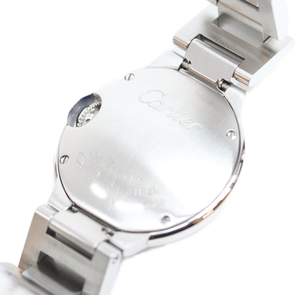 Cartier カルティエ W69010Z4 SS バロンブルー 28㎜ QZ時計 腕時計