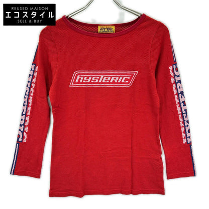 HYSTERIC GLAMOUR ヒステリックグラマー 01241CL06 レッド VIXEN GIRL Tシャツ トップス