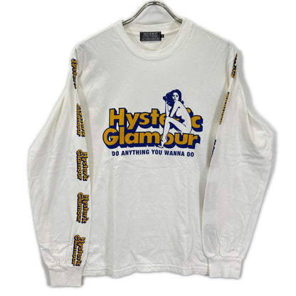 HYSTERIC GLAMOUR ヒステリックグラマー 02253CL02 ホワイト DO ANYTHING Tシャツ トップス