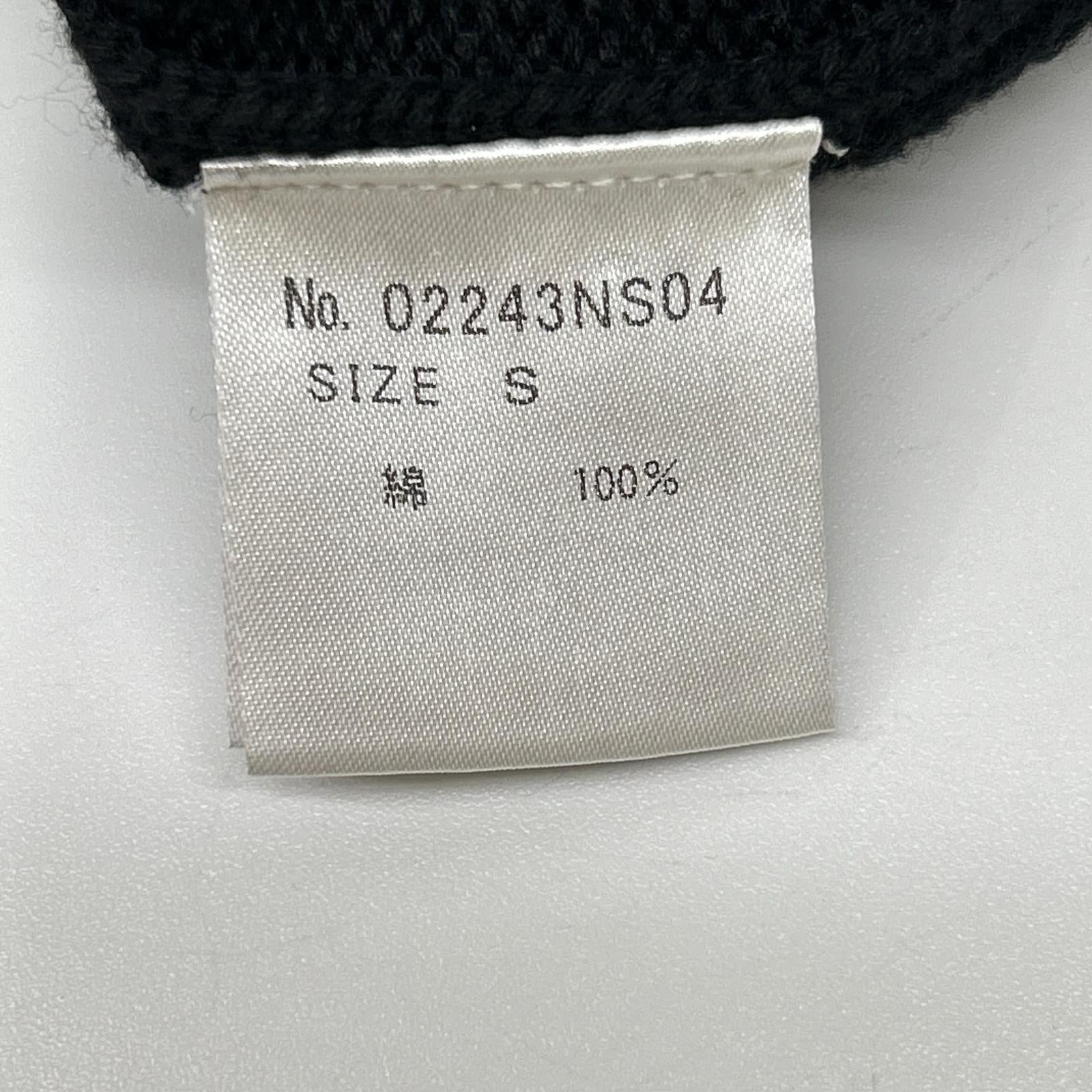 HYSTERIC GLAMOUR ヒステリックグラマー 02243NC04 ブラック THE BAD GIRLS編込 セーター トップス