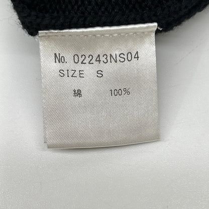 HYSTERIC GLAMOUR ヒステリックグラマー 02243NC04 ブラック THE BAD GIRLS編込 セーター トップス