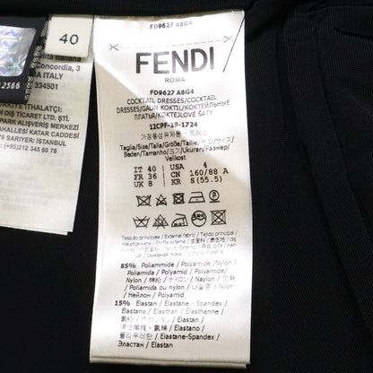 FENDI フェンディ 【美品/国内正規】FD9627 A8G4 FF ズッカ柄 半袖 ワンピース