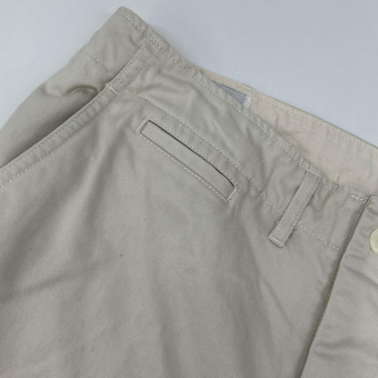 BARRY BRICKEN ivory cotton button-down pants bottoms