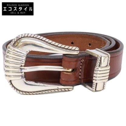 TORY LEATHER トリーレザー 2916 3-PIECE シルバーバックル レザー ベルト