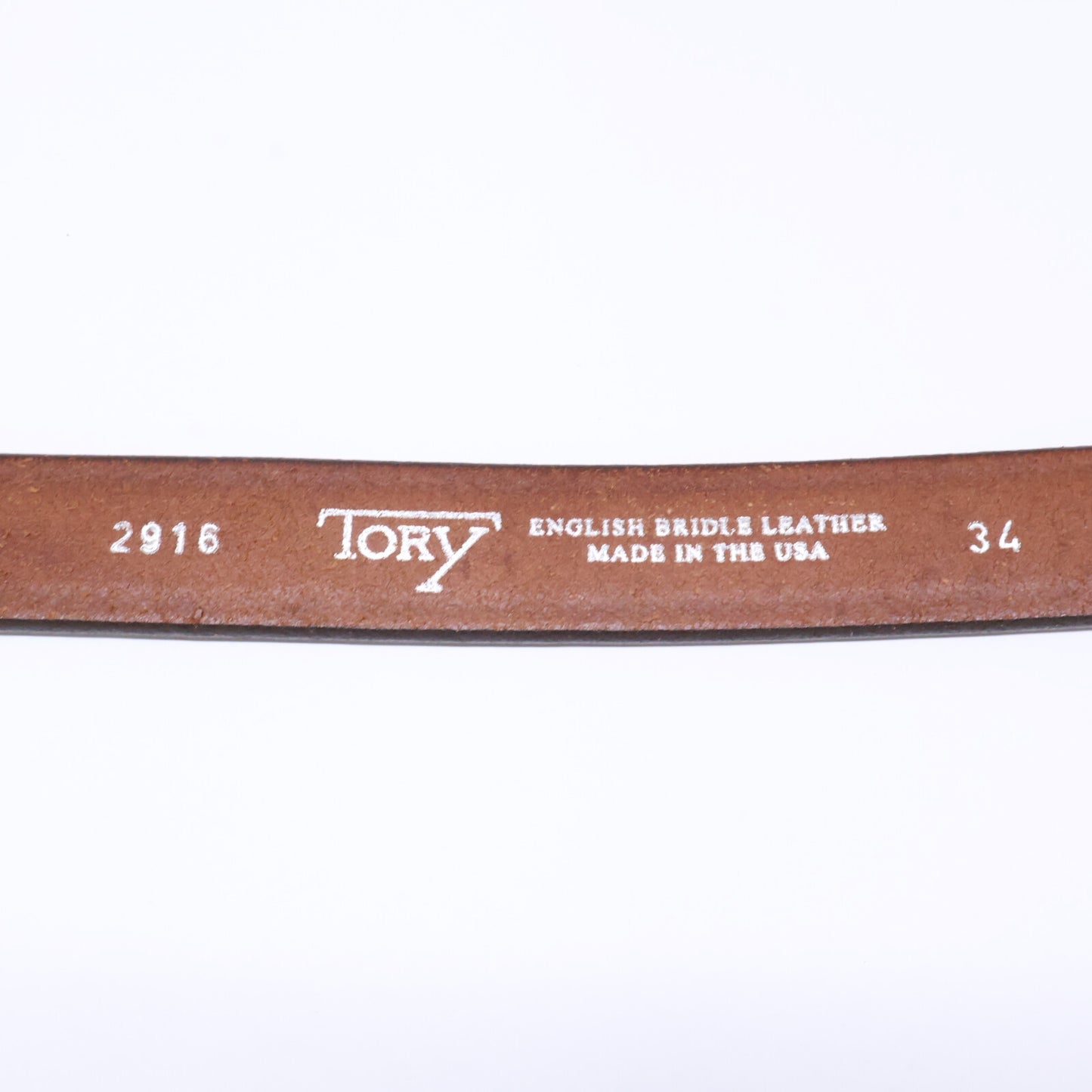 TORY LEATHER トリーレザー 2916 3-PIECE シルバーバックル レザー ベルト